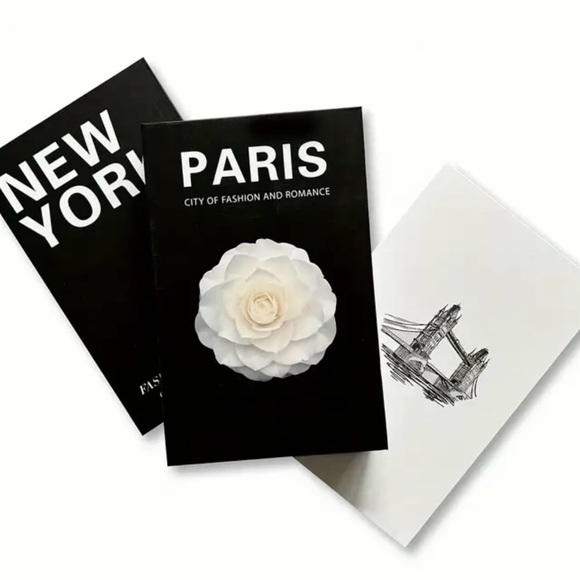 3pc Luxury Faux Book Set - Picture 3 of 7